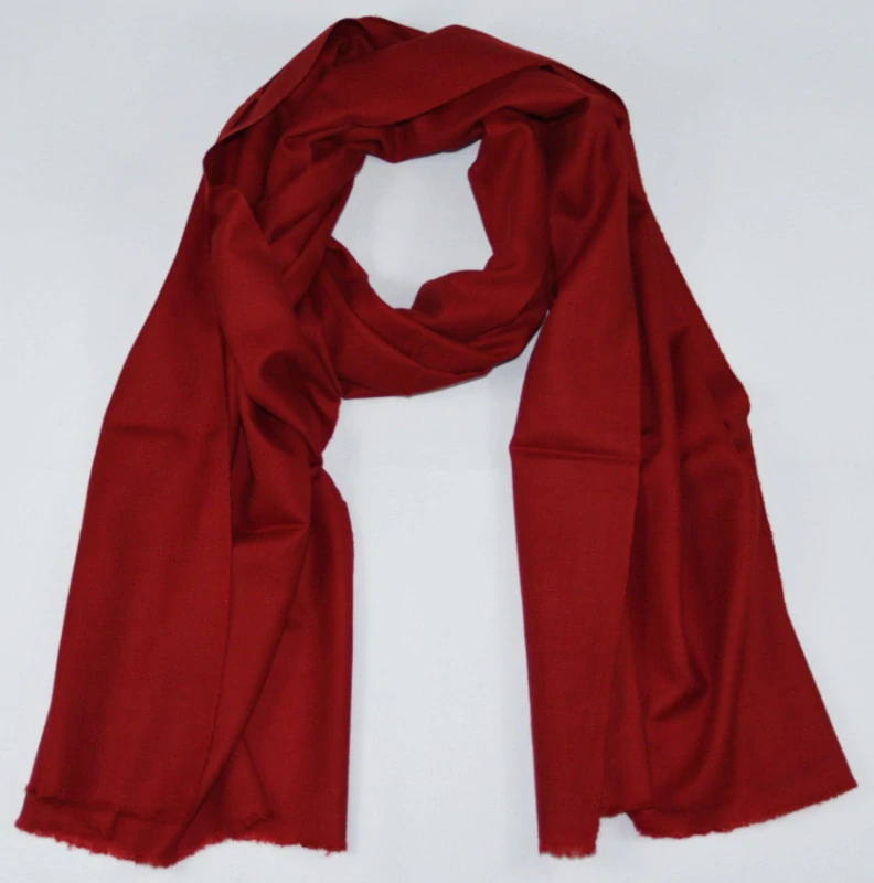 Kašmírová šála Exclusiv tmavě červená