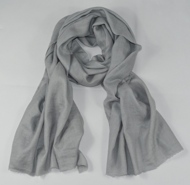 Kašmírová šála Exclusiv světle šedá
