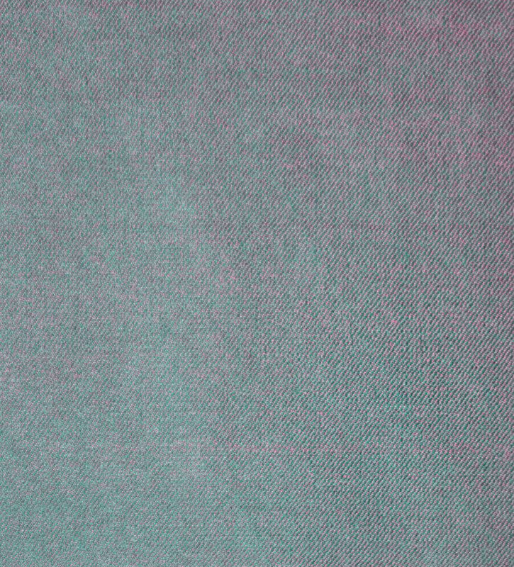 Hedvábná šála Šrínagar - Piniově zelená s růžovou