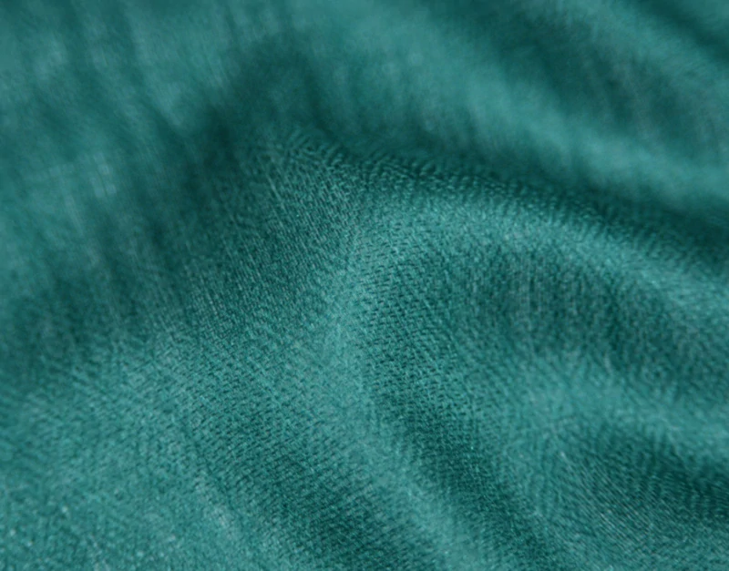 Vlněná jednobarevná šála - malachitová zelená