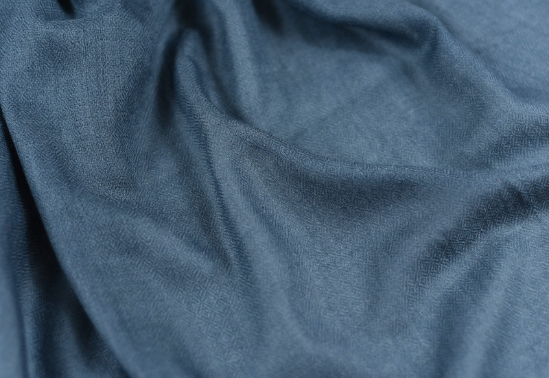 Vlněná jednobarevná šála - petrolejová