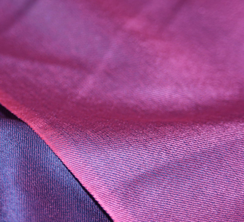 Hedvábná šála Šrínagar - Ametystová s růžovou