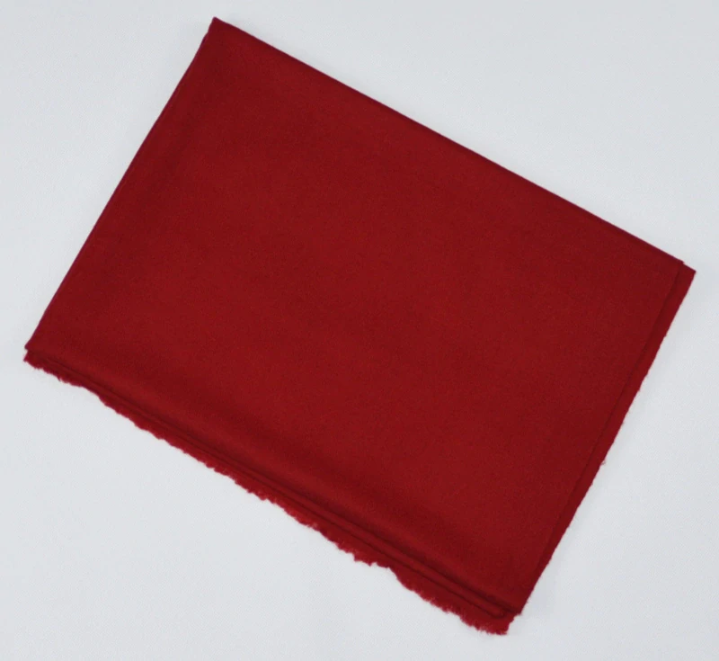 Kašmírová šála Exclusiv tmavě červená